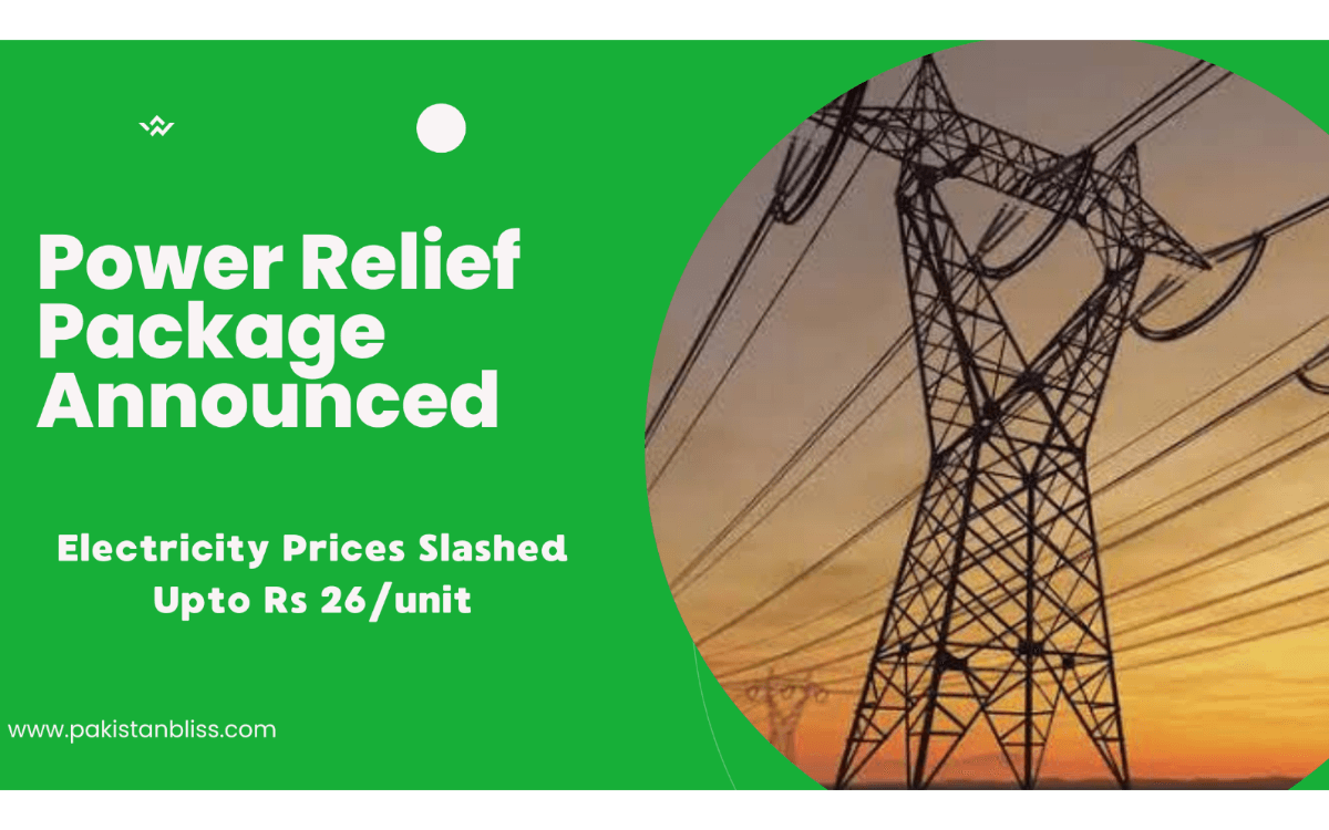 Power relief package announced